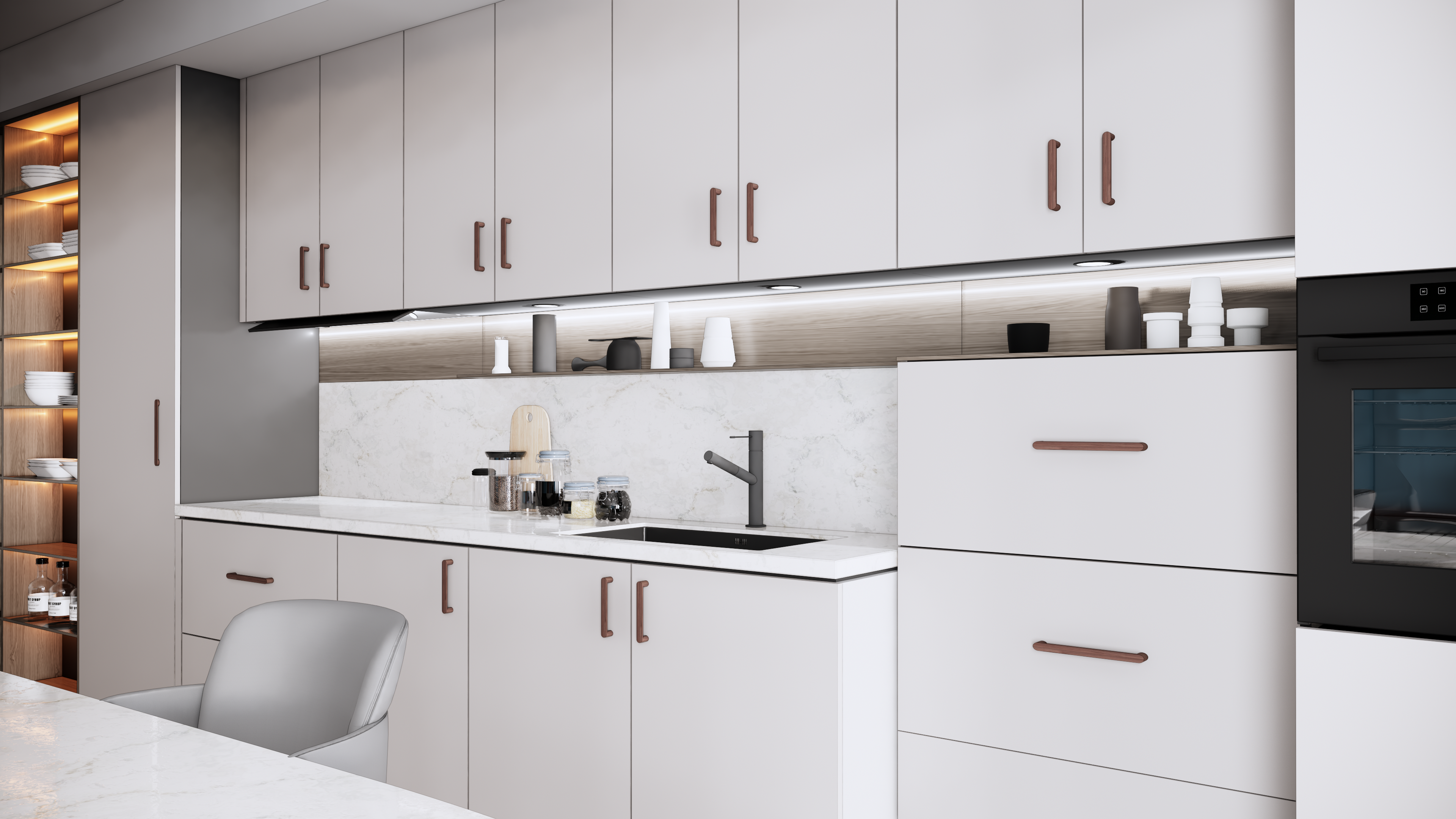 OK.1 D Handle – Walnut